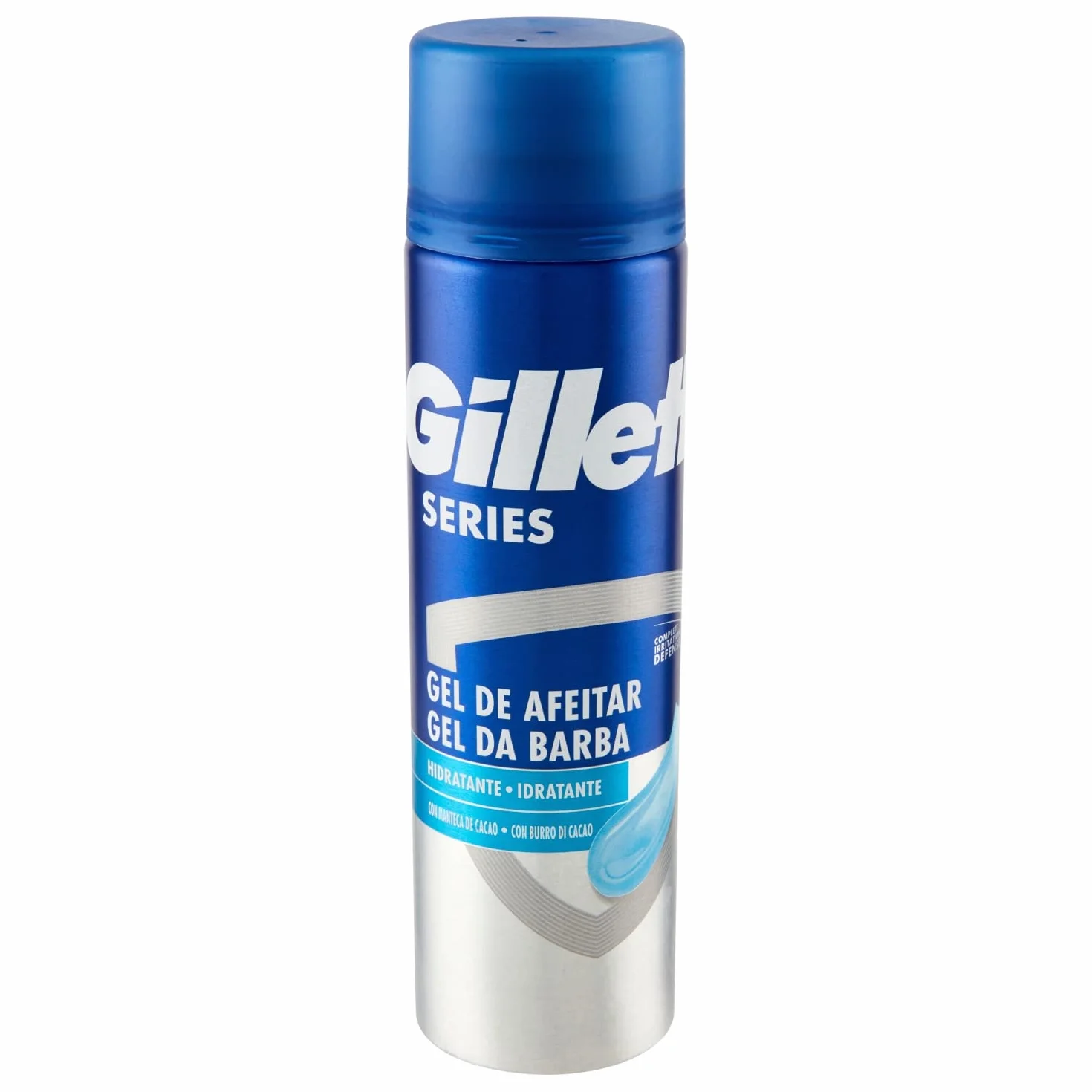 Gillette Series Feuchtigkeitsspendendes Rasiergel mit Kakaobutter für Herrenrasierer, 200 ml