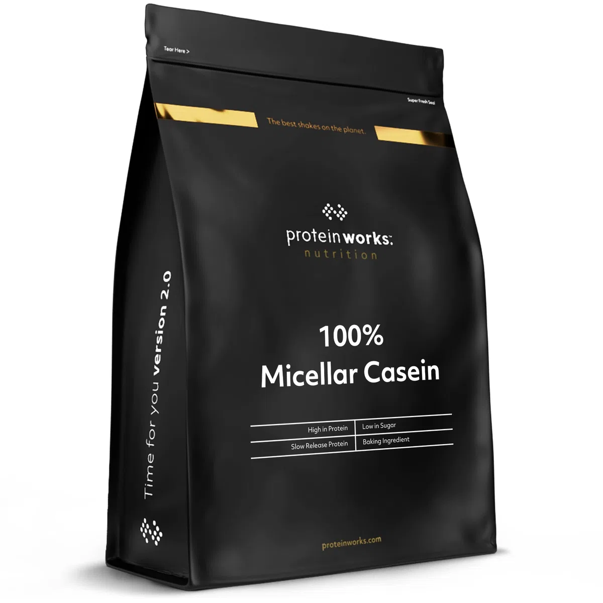 THE PROTEIN WORKS 100% Micellar Casein, Vanillecreme, 500g