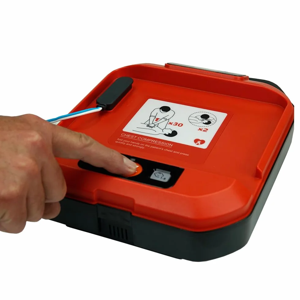 Primedic HeartSave Y Erste Hilfe Defibrillator für Laien und Profis mit manueller Schockabgabe, 8 Jahre MedX5 Service Garantie und 8 Jahre Herstellergarantie, Sprache: Deutsch