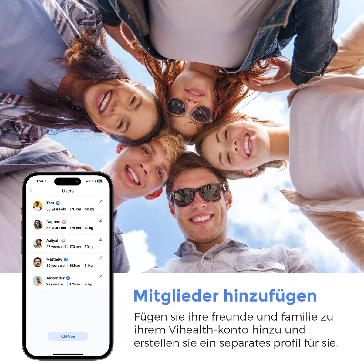 ViATOM Bluetooth Pulsoximeter,Sauerstoffsättigung Messgerät Handgelenk, Tragbarer Schlafapnoe-Monitor Blutsauerstoffmessgerät Handgelenk mit Profi-APP und Teilbare Bericht