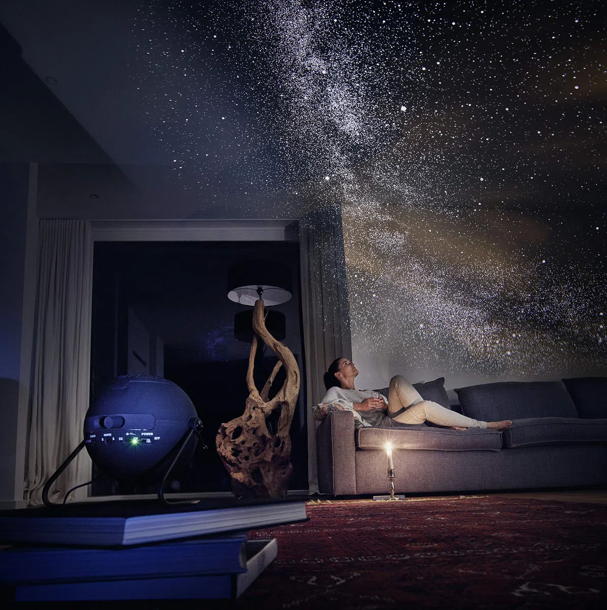 Sega Toys Sternenprojektor Homestar Flux Theater Zimmerdecke Licht Super
