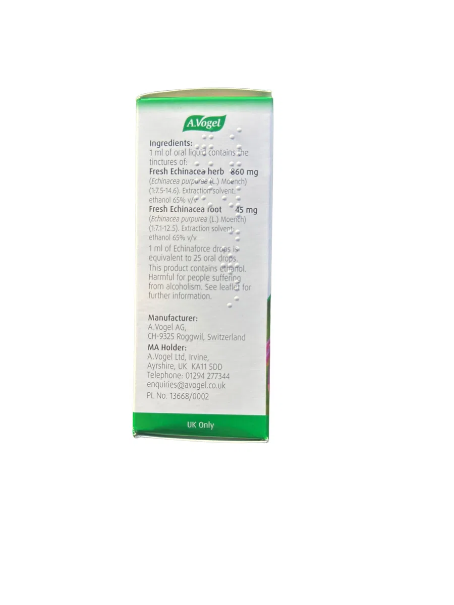 (4er BUNDLE) | A. VoGel (previously Bioforce) Echinaforce Drops 100ml | 100ml - A Vogel