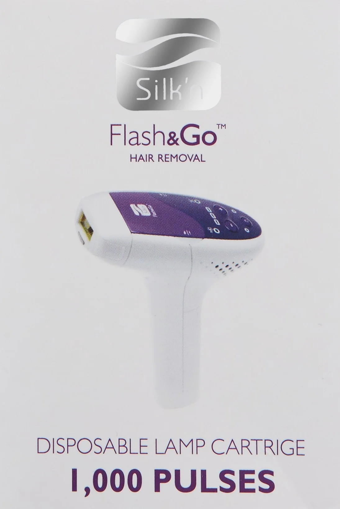 Silk'n Flash&Go Nachfüll-Kartusche, Lichteinsatz, 1.000 Lichtimpulse