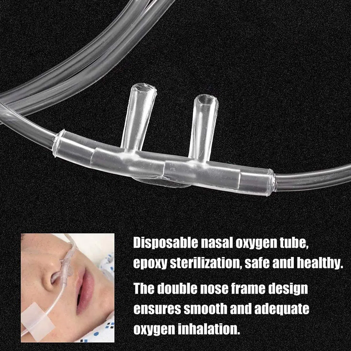 EXCEART 4 Stücke Sauerstoffbrille Nasenbrille 2m Erwachsene Kunststoff Weiche Sauerstoff Brille O2- Schlauch Sauerstoffschlauch für Sauerstoffgerät Atemtherapie- und Inhalationsgeräte