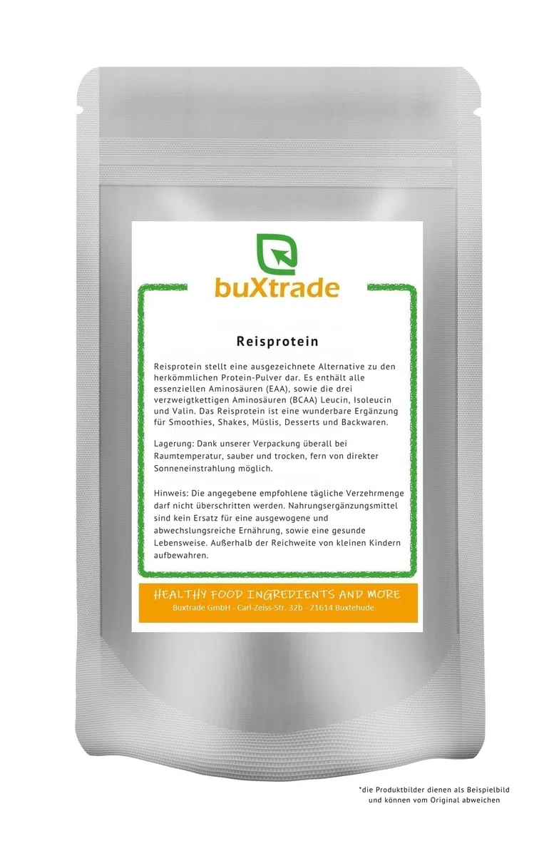 Reisprotein | Reisprotein Pulver | Eiweiß | Eiweiss | Protein | Buxtrade | versch. Mengen (10x 1 kg)