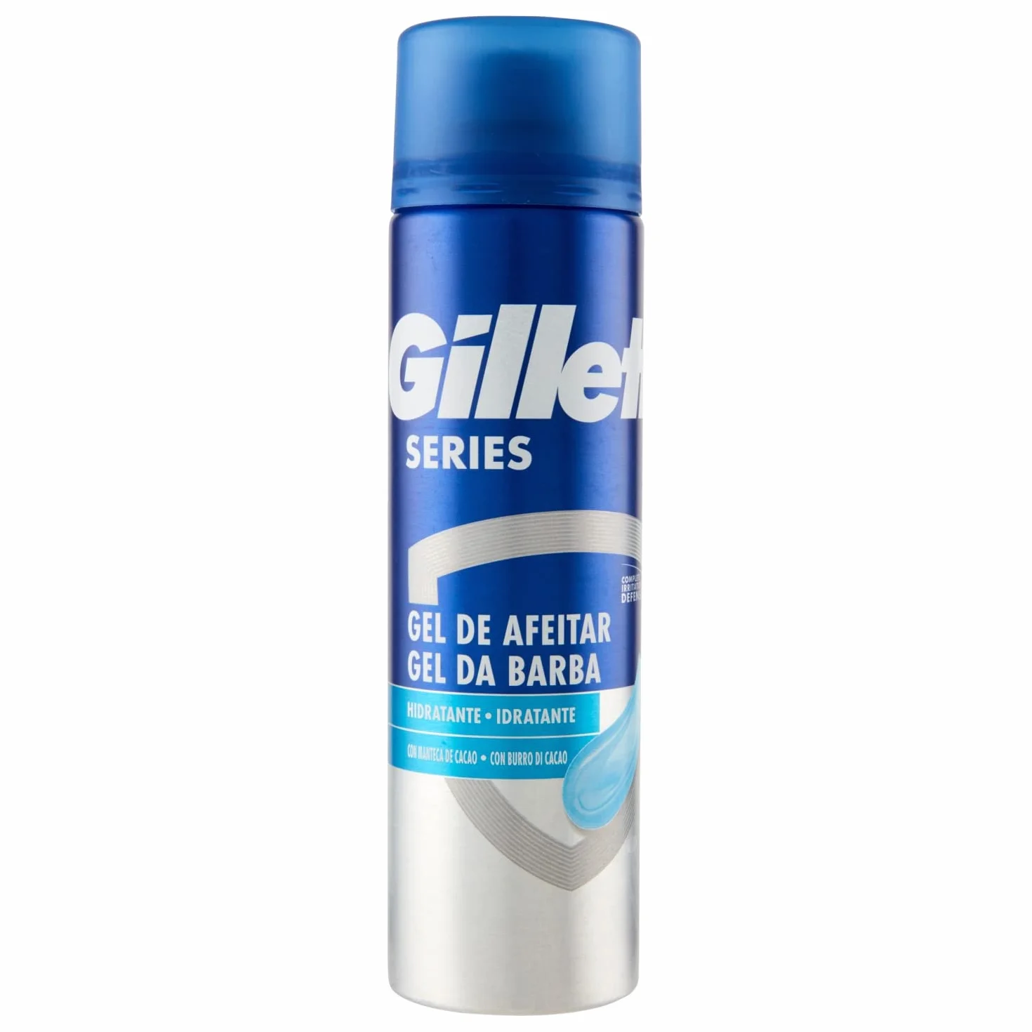 Gillette Series Feuchtigkeitsspendendes Rasiergel mit Kakaobutter für Herrenrasierer, 200 ml