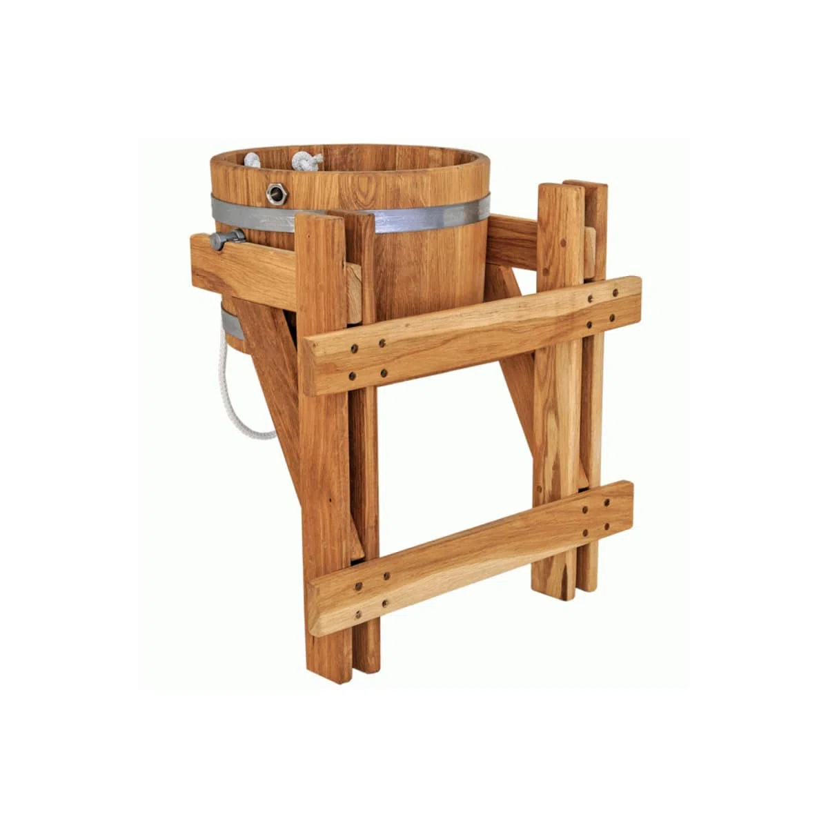 Bonpos Schwalldusche 10 Liter Eimer Eimerdusche Schüttdusche Saunazubehör Kübeldusche
