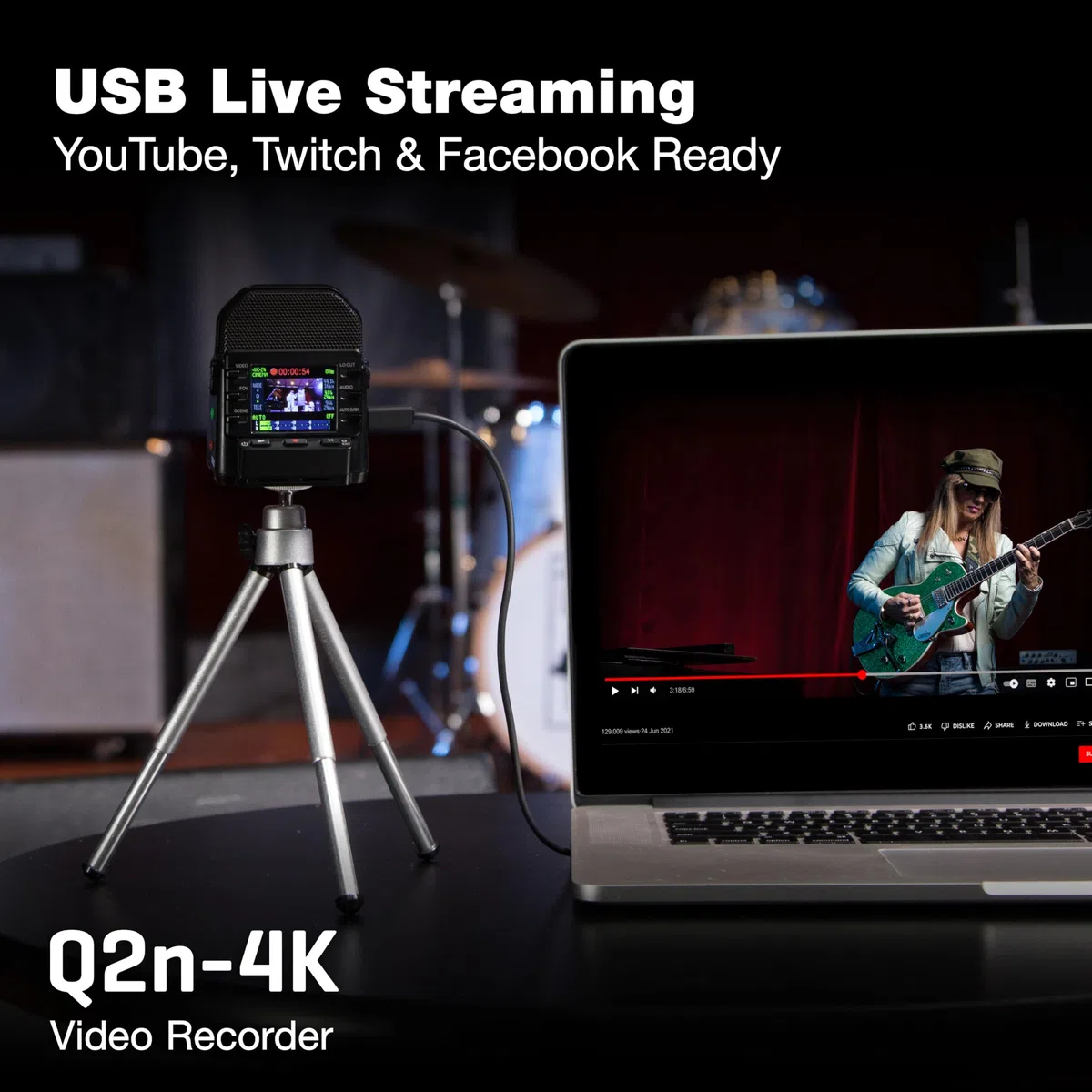 JBL Zoom Q2n-4K Handy Video Recorder