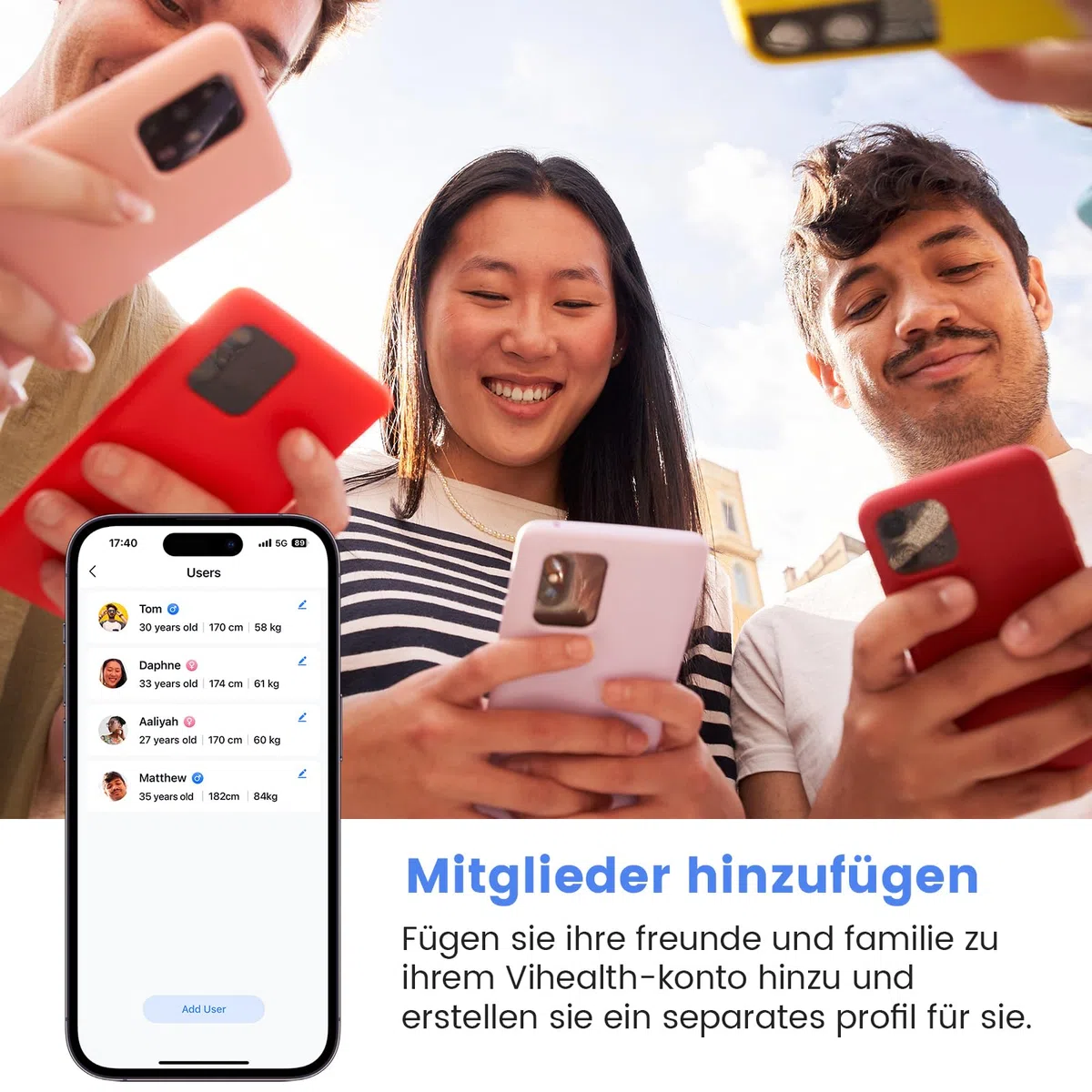 Wellue O2 Ring Bluetooth Pulsoximeter mit alarm, Sauerstoffsättigung Messgerät mit kontinuierliche Überwachung, Schlafoximeter für Blutsauerstoff und Herzfrequenz, Professional APP und Berichte