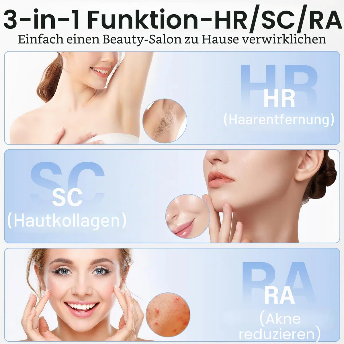 NIKYJM IPL Geräte Haarentfernung Laser mit Kühlfunktion, 600-1200nm Wellenlänge, 9 Energiestufen, IPL Laser Haarentfernung für Damen/Herren, Gesich, Bikini, Körper, Beine, Achseln